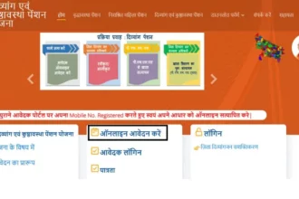 How to see the list of disabled pension online application in Uttar Pradesh